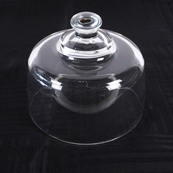 Clear Glass Cake Lid Cupcake Cover 6.5" Display Dome Round Serving Glassware - Picture 4 of 10